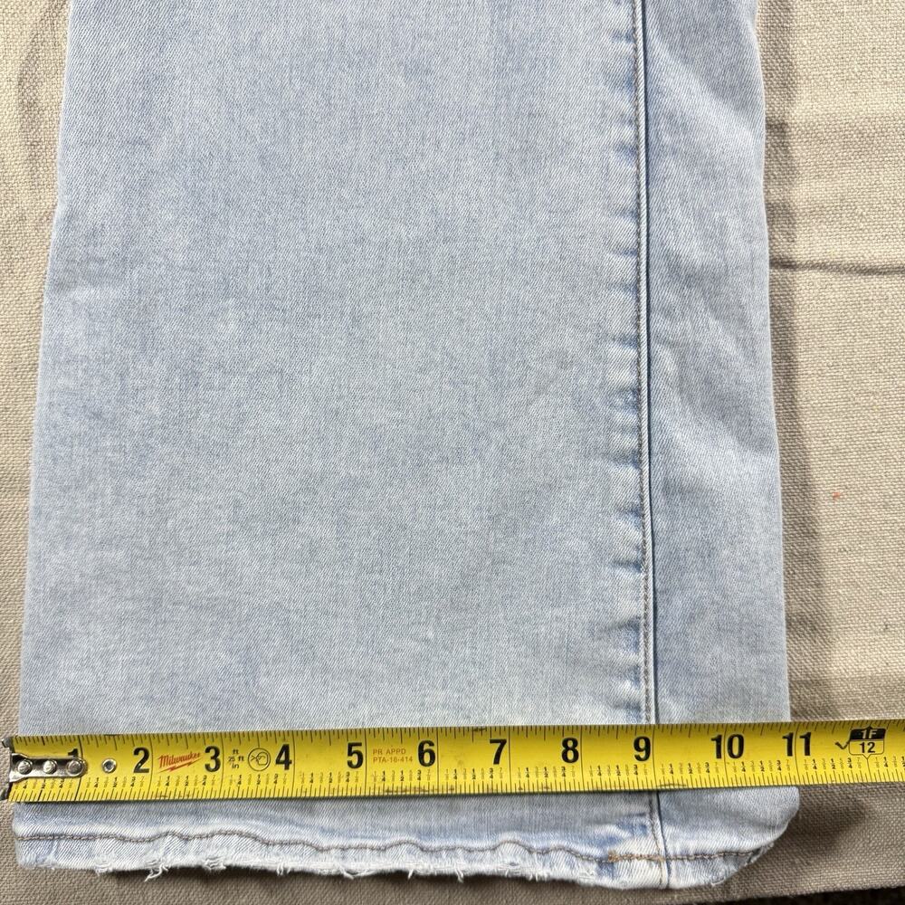 American Eagle Outfitters Womens Super High Rise Flare Jeans Light Wash 10 - Picture 13 of 13